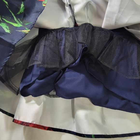 Teeze Me Short Homecoming Dress Floral Bottom  Juniors Size 5 NWT - Picture 6 of 9